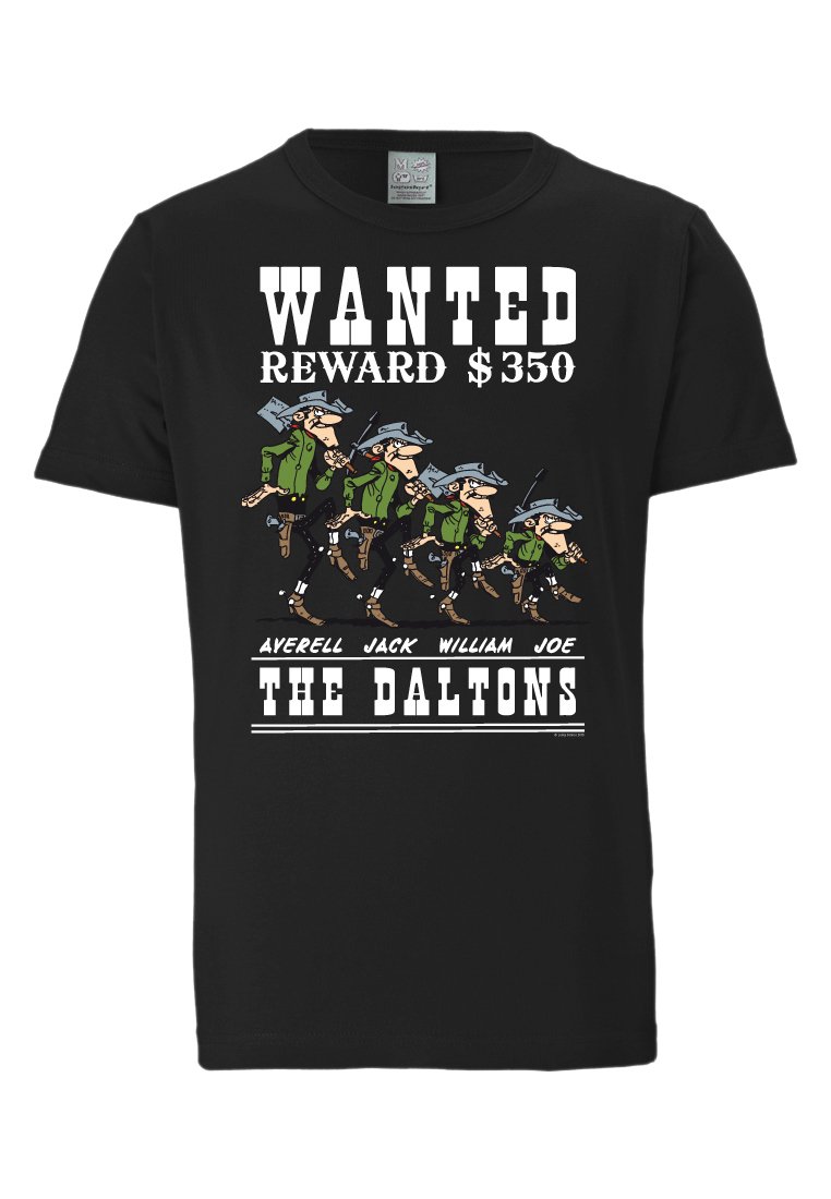 LOGOSHIRT THE DALTONS - WANTED - T-shirt imprimé - schwarz