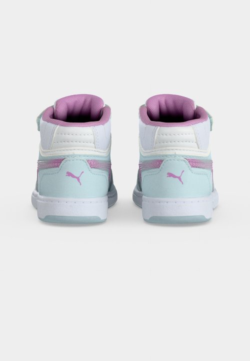 PUMA REBOUND SLAM MID FADED GLOW UNISEX - High-top trainers - aqua glow/mauve glow/white — photo 4