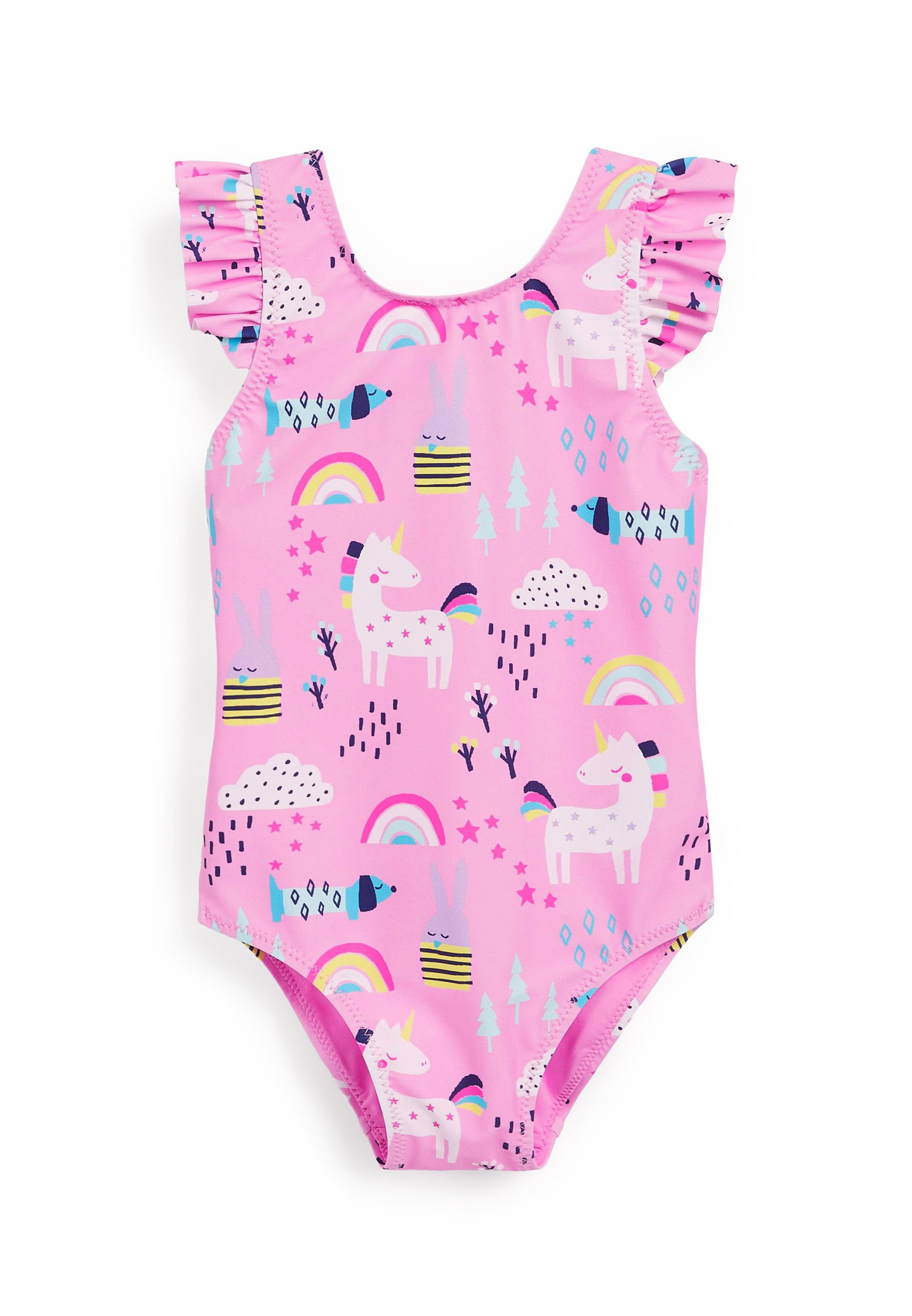 Next Badpak - fluro pink/donkerroze - Zalando.nl