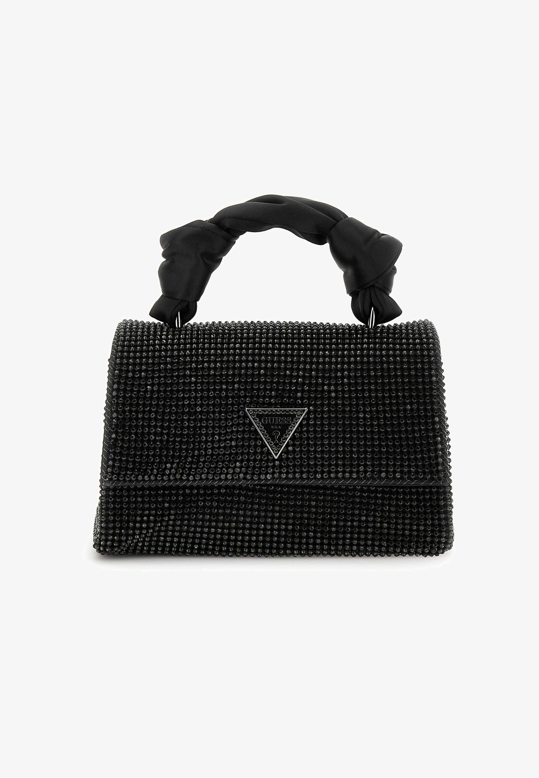 Guess Handtasche Schwarz Silber Guess MIT STRASS Handtasche