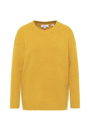 usha, Strickpullover - senfgelb