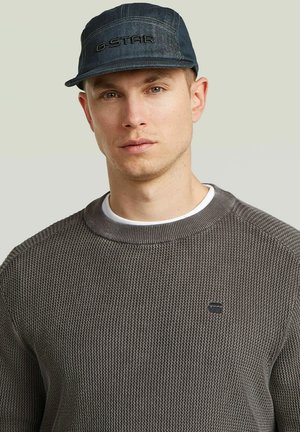 G-STAR, FLAT BRIM 5 PANEL CAP - Casquette - raw denim