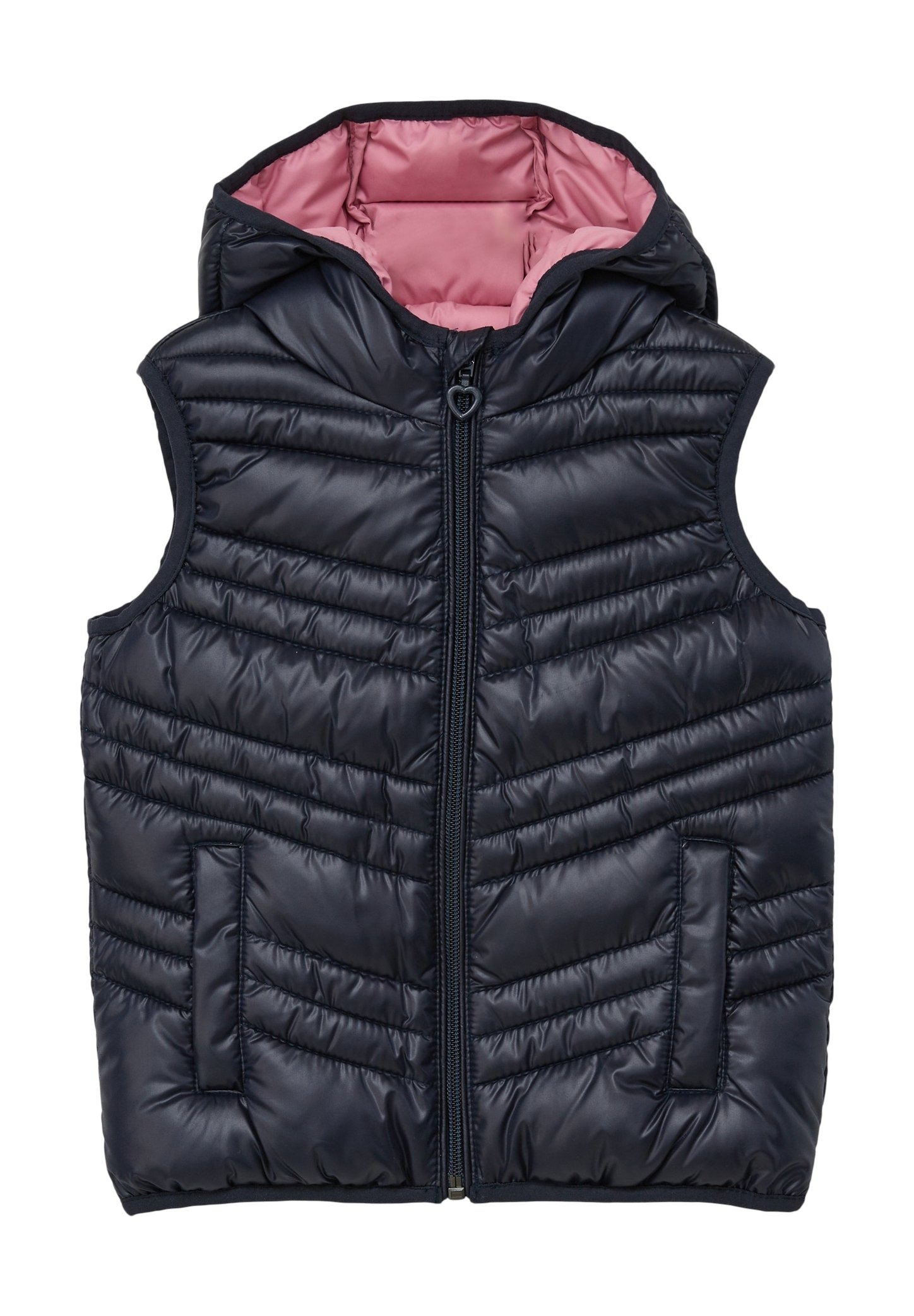 S.Oliver Outdoor Weste – Mit Kapuze, Stehkragen & Reißverschluss | Regular Fit, ärmellos | Praktische Taschen, Für Herren