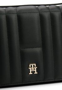 Tommy Hilfiger MONOGRAM QUILTED - Cross body bag - black