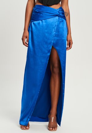 VALERIE - Maxi skirt - cobalt blue