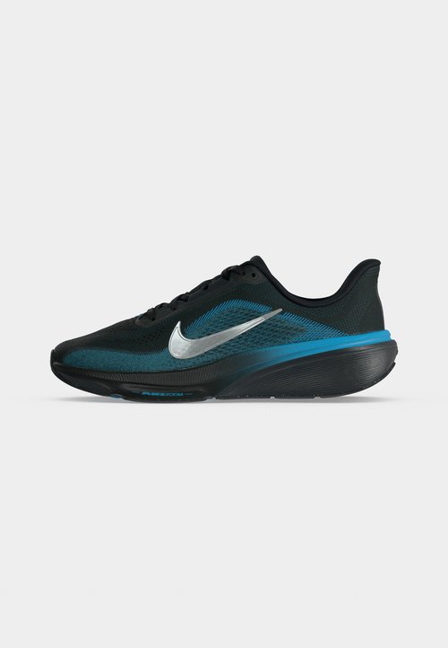 Nike AIR ZOOM PEGASUS 42 GS UNISEX - Road running shoes - black/metallic silver-coloured/light current blue/anthracite — foto 2