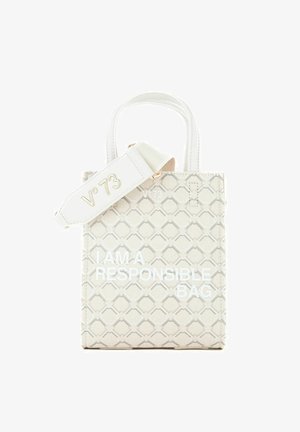 V73 RESPONSIBILITY LOGO - Sac à main - bianco