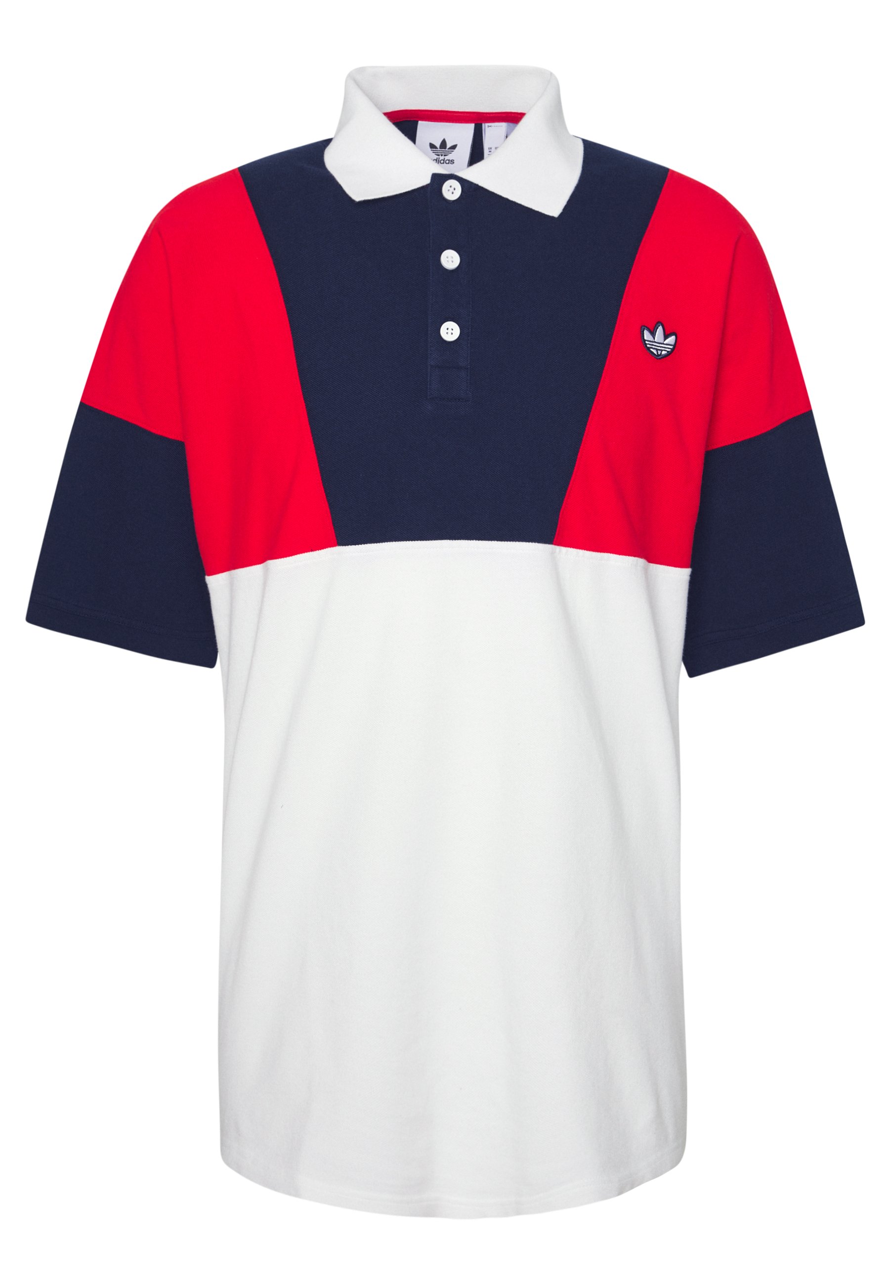red adidas polo