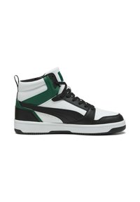 Puma REBOUND V6 UNISEX - Høye joggesko - white- black-vine