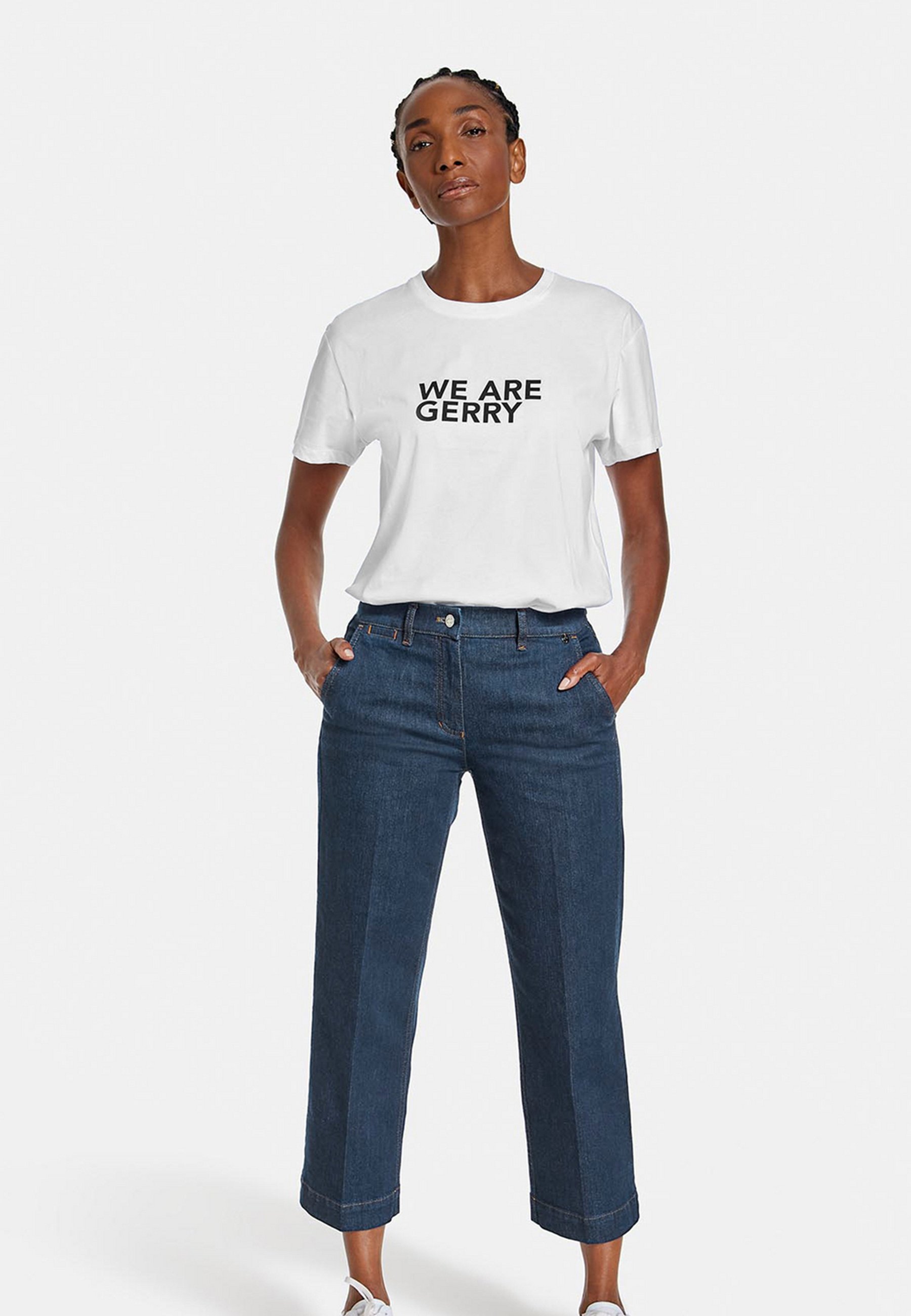 Gerry Weber Straight leg jeans - dark 