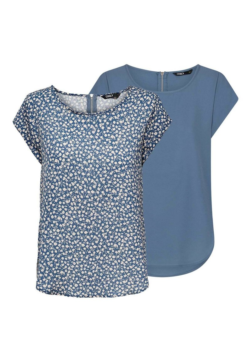 ONLY 2 PACK - Bluse - blue mirage