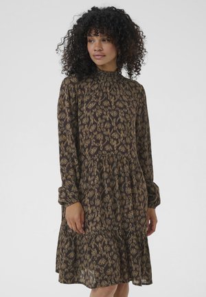 AMBER - Robe de jour - black coffee moral floral