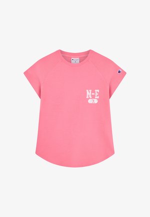 Champion, EAST WEST short sleeve front print - T-shirt print - pink