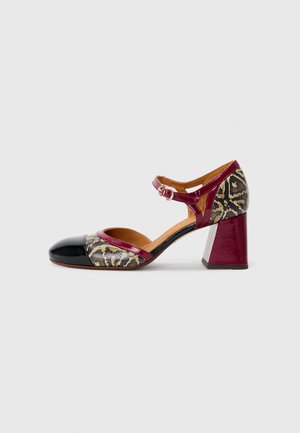 Chie Mihara GUERA - Classic heels - namaya natur/sucre granate