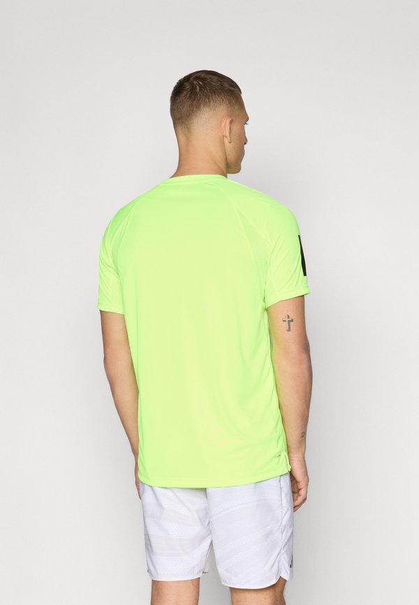 CLUB 3 STRIPES  - Sports T-shirt - lucid lemon2