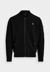 DOUBLE-KNIT BOMBER JACKET - Sweatjacke - black