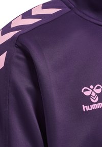 Hummel CORE HALF ZIP  - Felpa - acai