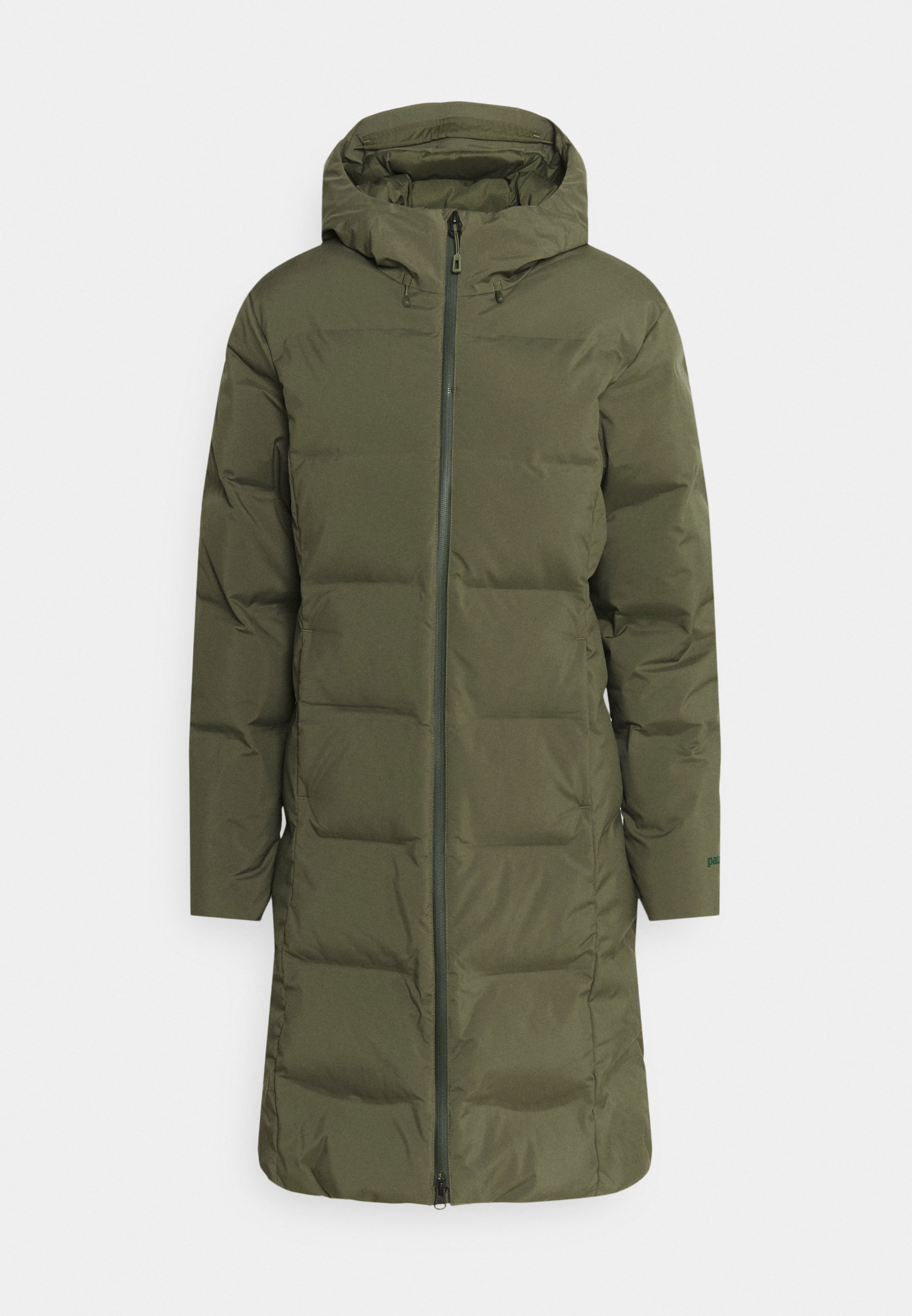 Green long down coat Clearance