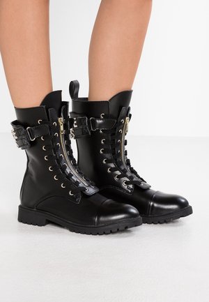 Bottines de cowboy / motard - black