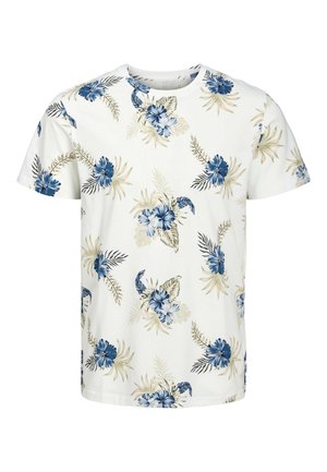 T-shirt med print - white