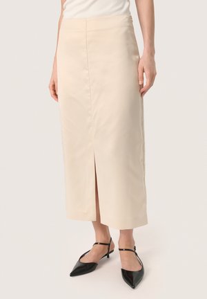Jupe trapèze - beige