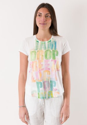 T-Shirt print - bianco