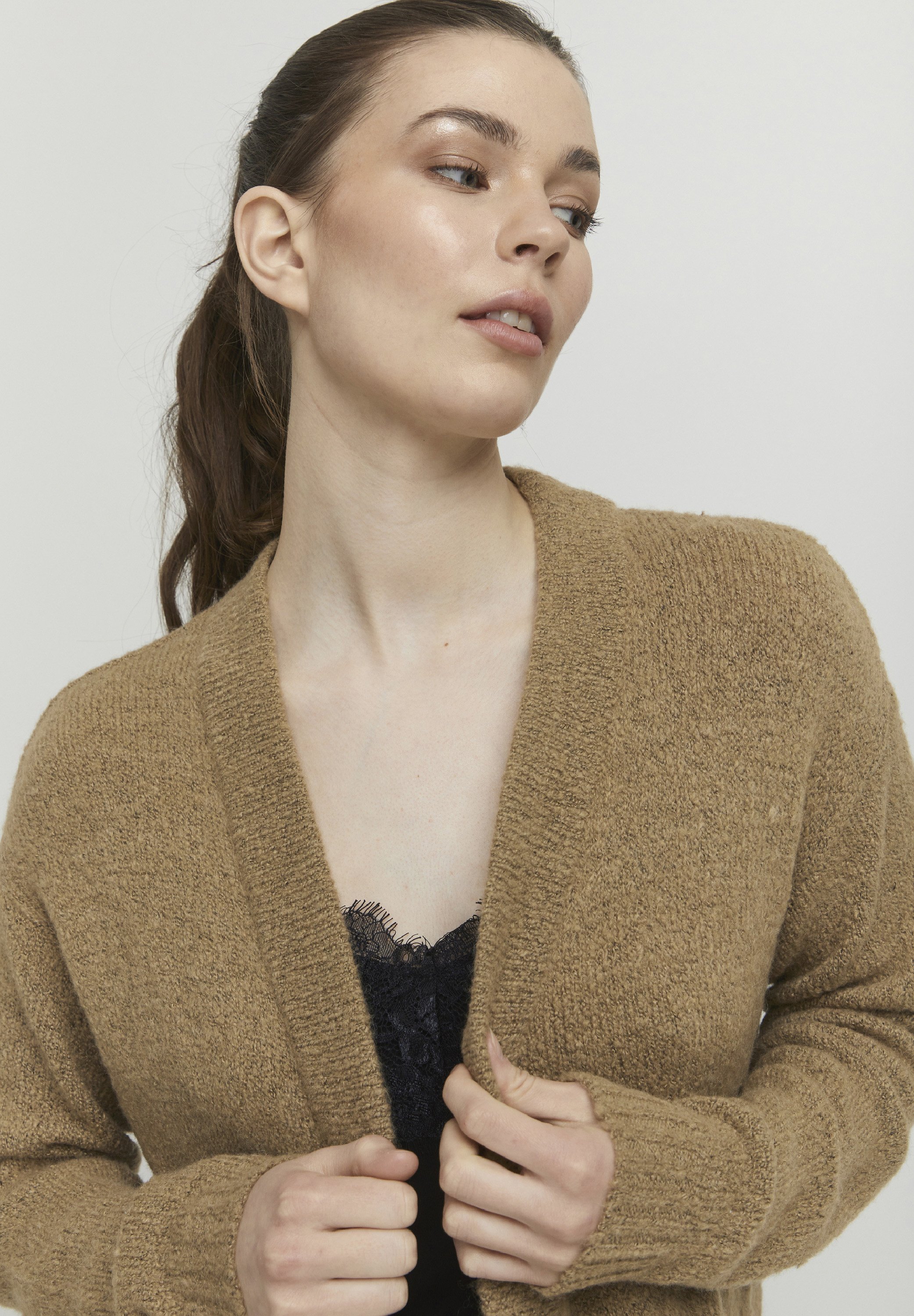 売れ筋商品|||ビーヤング ニット&セーター レディース アウター BYMirelle - Cardigan - tannin melange b.young BYMirelle - Cardigan - tannin melange/beige - Zalando.no