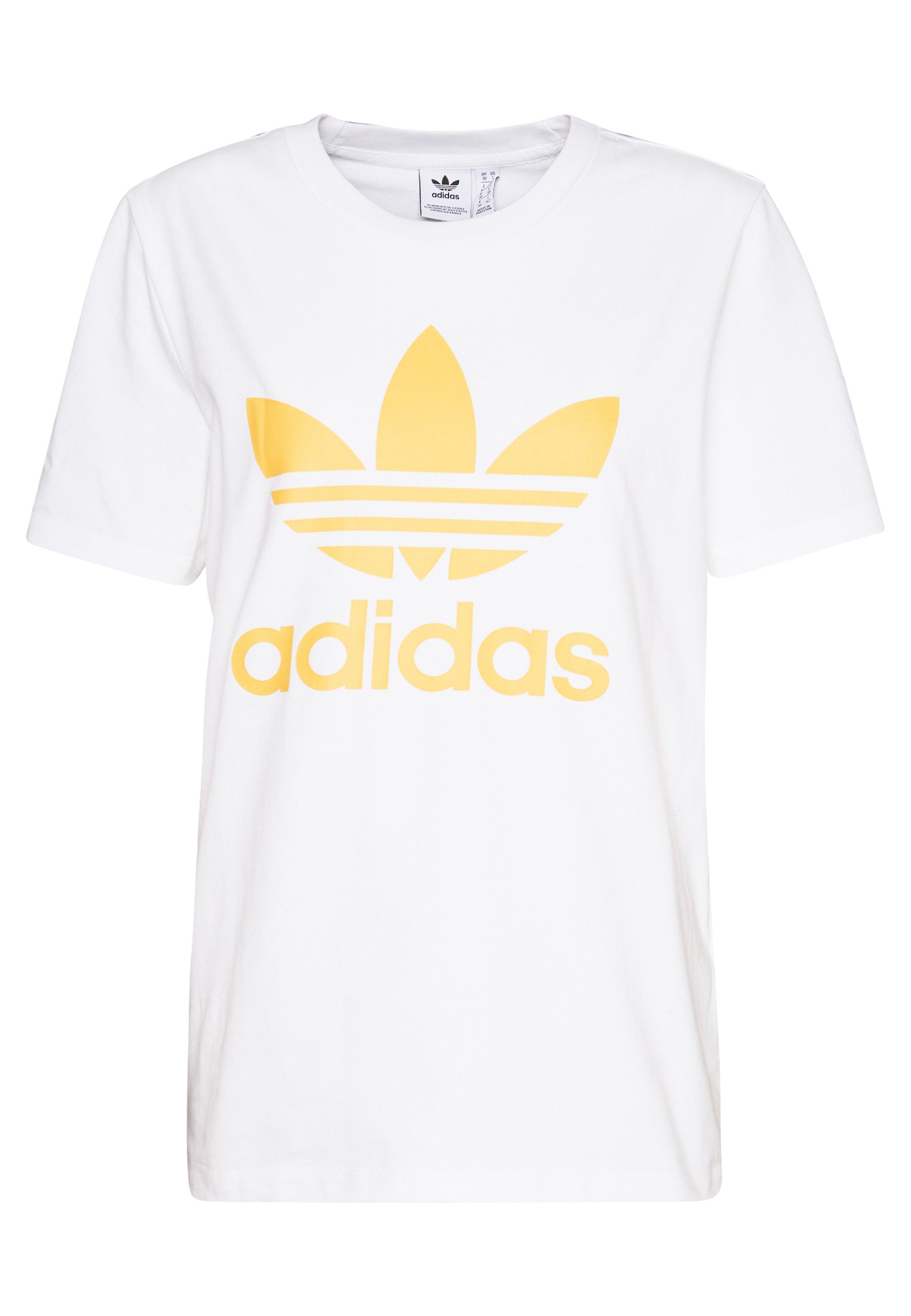 TREFOIL TEE T shirt med print whitecore yellow TREFOIL TEE T shirt med print whitecore yellow