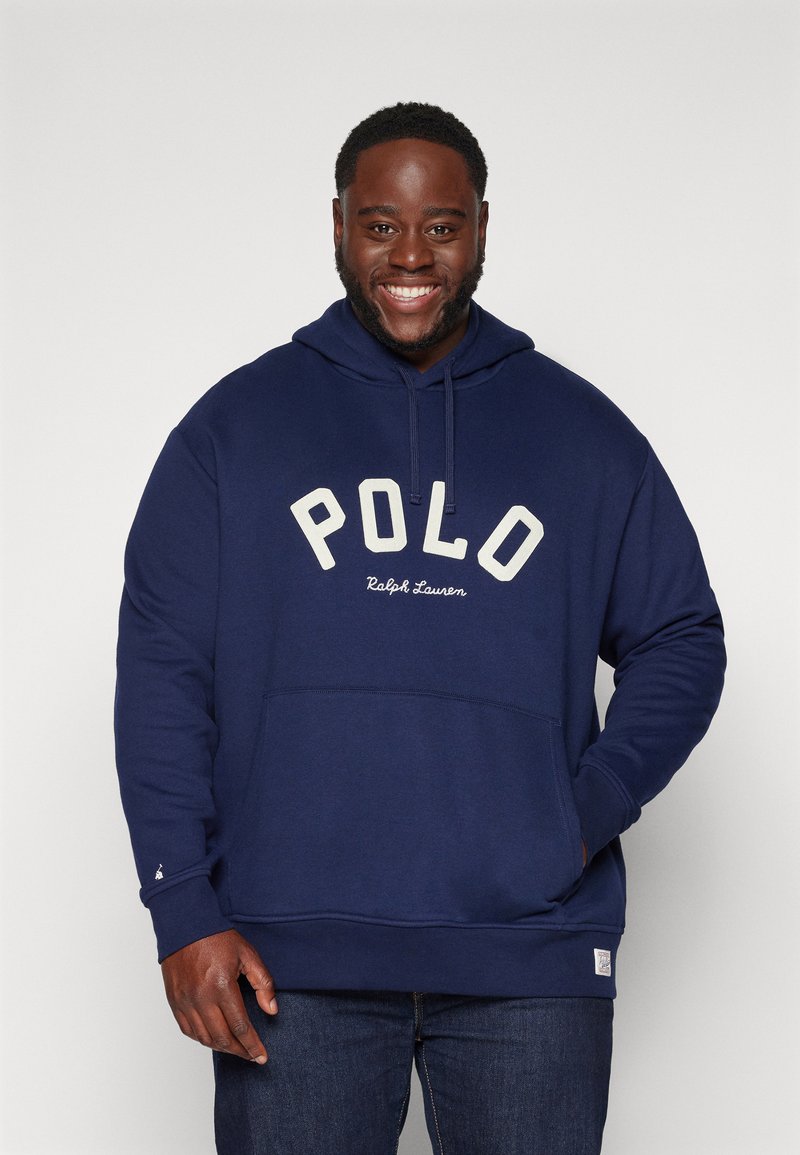 Polo Ralph Lauren Big & Tall LONG SLEEVE - Mikina s kapucí - cruise navy