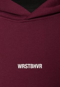 WRSTBHVR Felpa con cappuccio - bordeaux