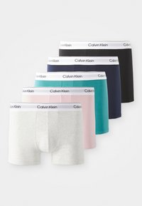 Kijelölve, black/grey heather/buff pink/green/dark blue