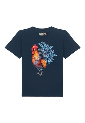 watapparel GRIMMIGER GOCKEL - T-Shirt print - french navy
