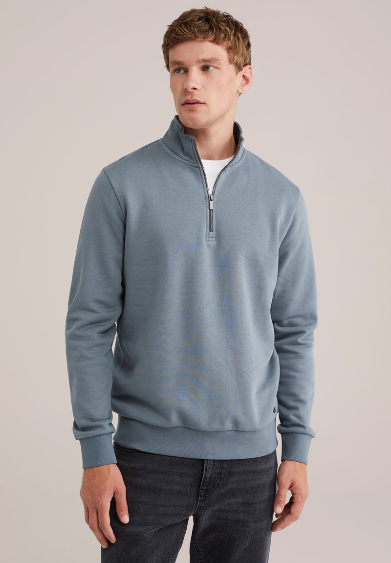 WE Fashion Sportinis megztinis - greyish blue