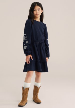 WE Fashion, Day dress - dark blue