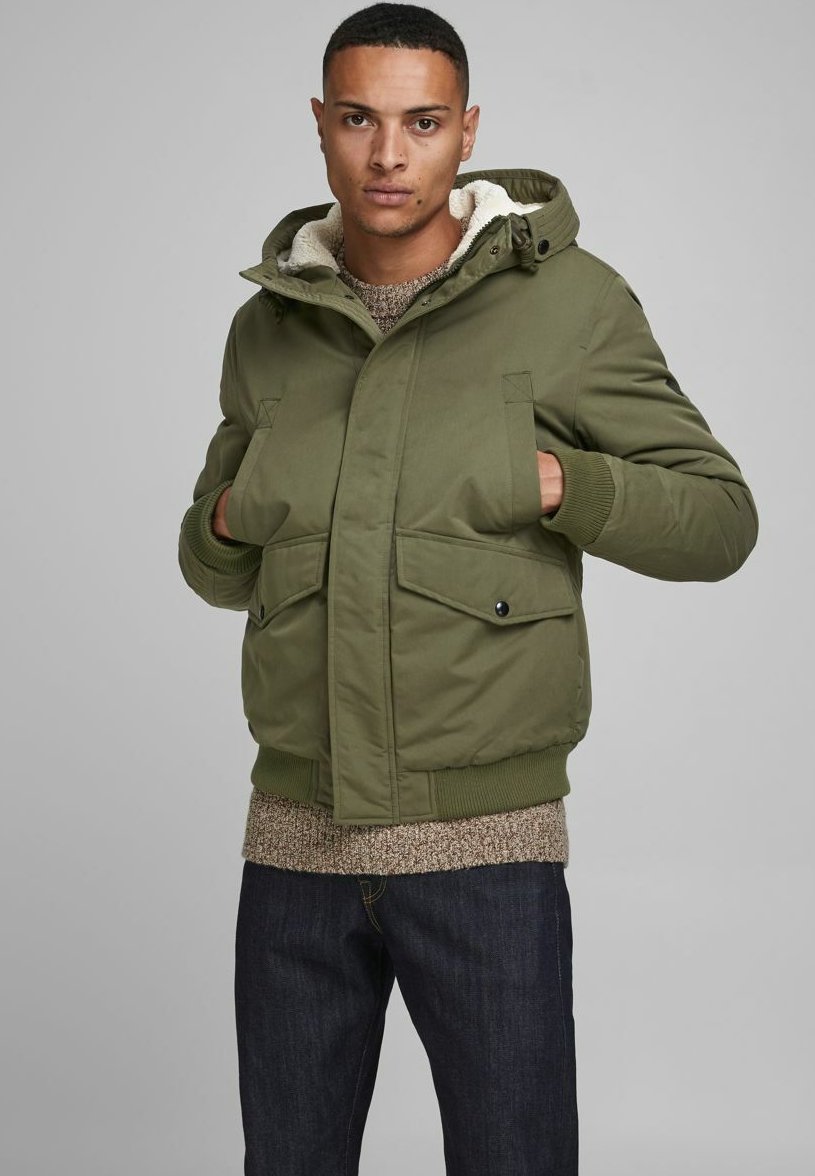 jack and jones olive jacket