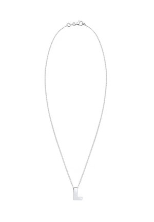 LETTER L INITIALS - Ketting - silver-coloured