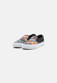 Vans CLASSIC SLIP-ON UNISEX - Belebújós cipők - black/multi-coloured