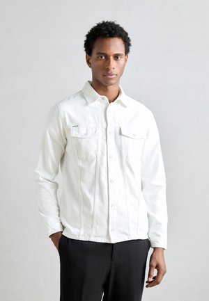 REGULAR FIT - Denim jacket - off white