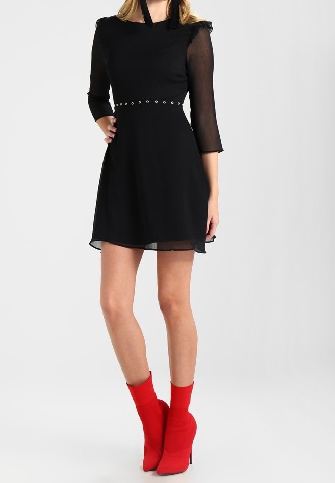 open lace back dress Buy Black Glitz and Glam Partywear Gown for Women