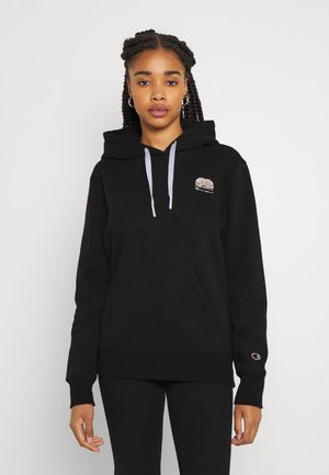 HOODED - Sweatshirt - black