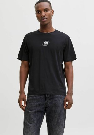LOGO RUNDHALS  - T-shirts print - black