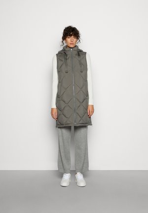 WAFI - Waistcoat - dark sage