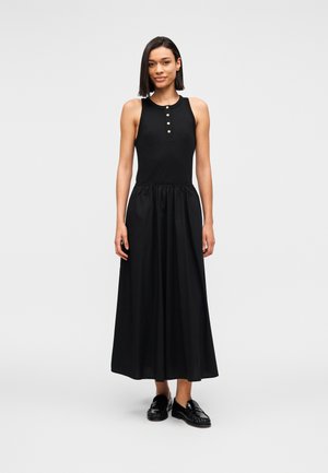 BUTTON MIX DRESS  - Dnevna obleka - black