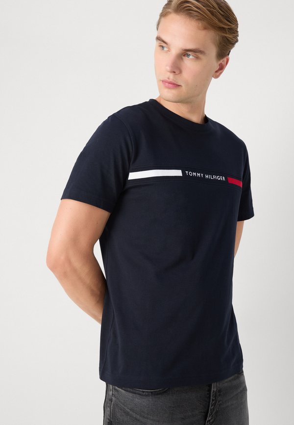 CHEST INSERT TEE - Print T-shirt - desert sky4