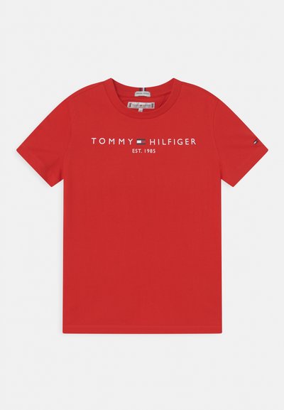 ESSENTIAL TEE - T-shirt imprimé - deep crimson