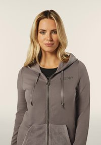 Freddy CON CAPPUCCIO E TASCHE  - Sudadera con cremallera - shark