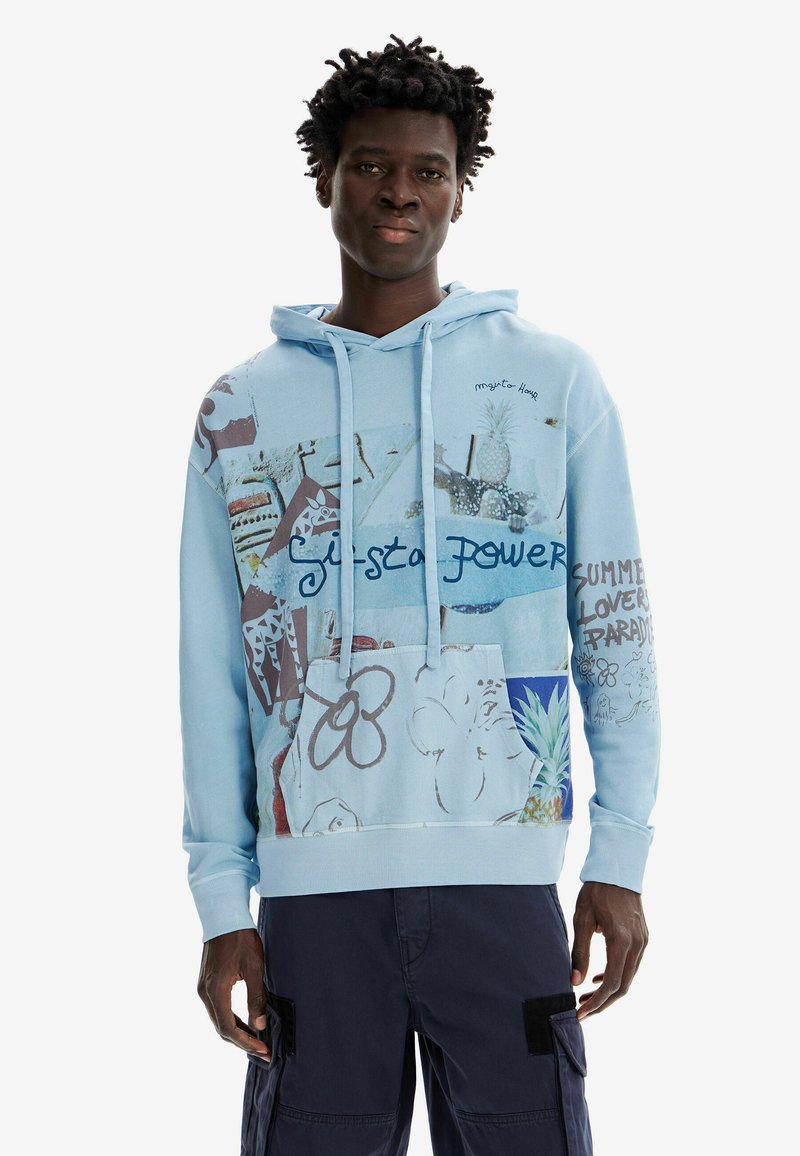 Desigual Combined Sweatshirt Light Gray Vigore