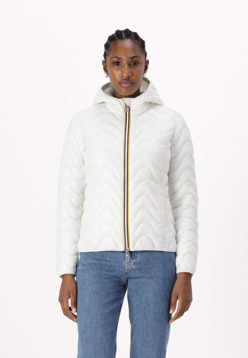 K-Way QUILTED WARM - Giacca da mezza stagione - white gardenia