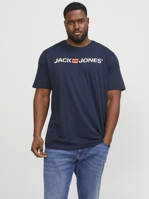 JJECORP LOGO TEE CREW NECK  - Print T-shirt - navy blazer
