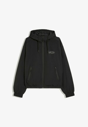 Bershka, HOODED TECHNICAL - JACKET - Winterjas - black